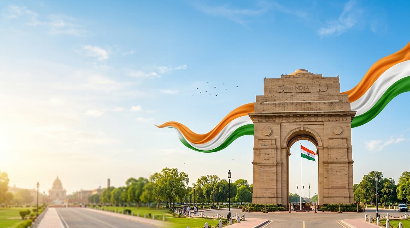 India Gate National Scenery